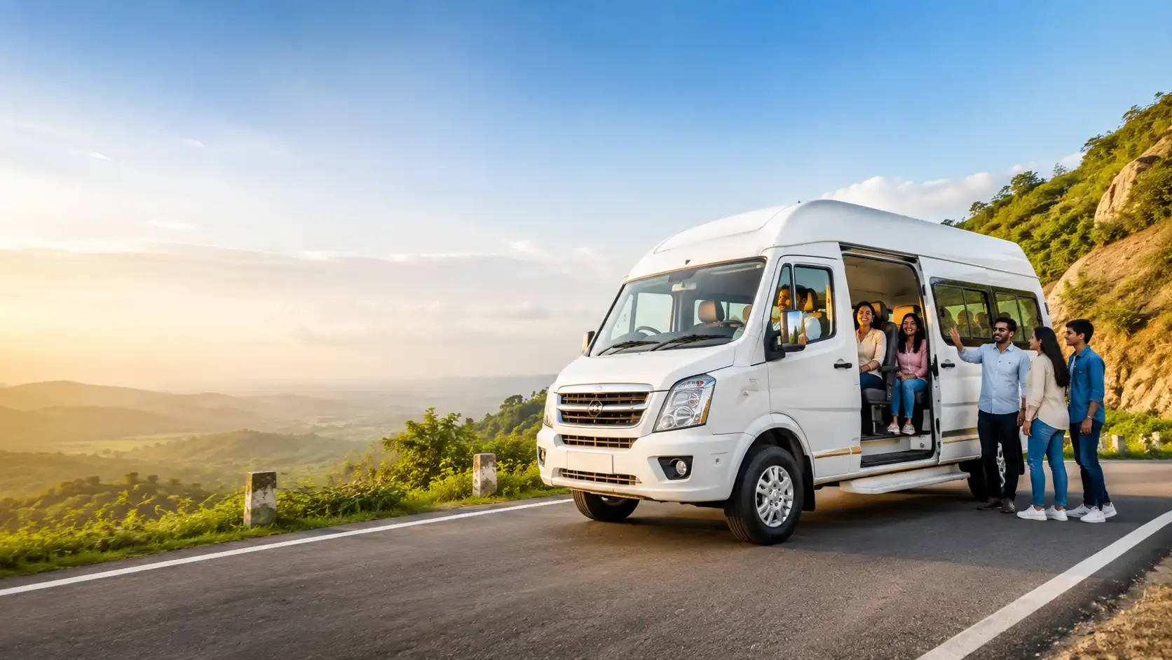 Tempo Traveller hire in Bangalore for group outstation trips