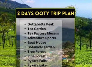 2day ooty plan 2day-ooty-plan