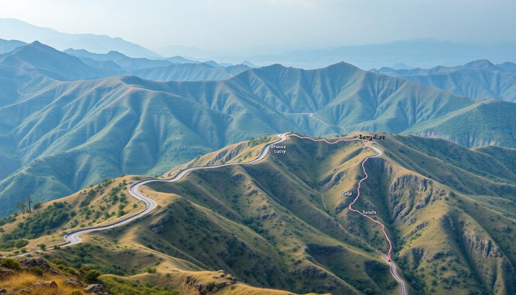 bangalore ooty distance map