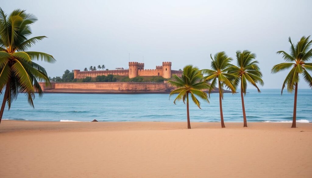 Bekal fort arabian sea view
